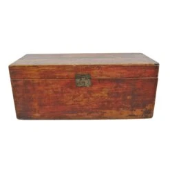 Vintage Mongolian Wood Box -CHAIRISH Shop vintage mongolian wood box 6468