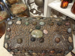 Vintage Moorish Agate Encrusted Metal Box -CHAIRISH Shop vintage moorish agate encrusted metal box 2048