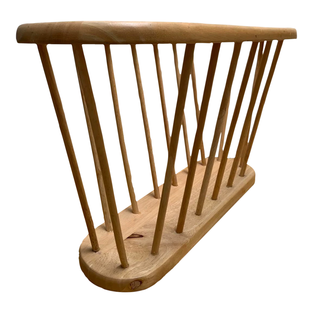 Vintage Natural Oak Wood File Or Magazine Vessel 3 Vintage Natural Oak Wood File Or Magazine Vessel