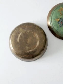 Vintage Painted Enamel Brass Box 20 Vintage Painted Enamel Brass Box -CHAIRISH Shop vintage painted enamel brass box 2811