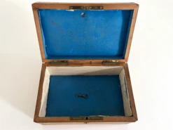 Vintage Painted Wood Box W/ Bird And Floral Motif -CHAIRISH Shop vintage painted wood box w bird and floral motif 6056