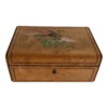 Vintage Painted Wood Box W/ Bird And Floral Motif -CHAIRISH Shop vintage painted wood box w bird and floral motif 9599