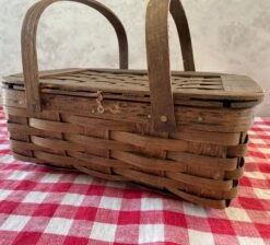 Vintage Peterboro Woven Wood Flip-Top Picnic Basket 18 Vintage Peterboro Woven Wood Flip-Top Picnic Basket -CHAIRISH Shop vintage peterboro woven wood flip top picnic basket 2200