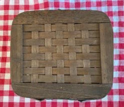 Vintage Peterboro Woven Wood Flip-Top Picnic Basket 15 Vintage Peterboro Woven Wood Flip-Top Picnic Basket -CHAIRISH Shop vintage peterboro woven wood flip top picnic basket 3500