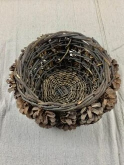 Vintage Pine Cone Basket -CHAIRISH Shop vintage pine cone basket 2014