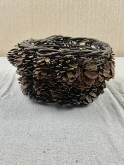 Vintage Pine Cone Basket -CHAIRISH Shop vintage pine cone basket 5336