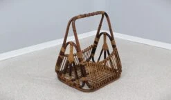 Vintage Rattan Magazine Rack From Castano, 1950s 14 Vintage Rattan Magazine Rack From Castano, 1950s -CHAIRISH Shop vintage rattan magazine rack from castano 1950s 4780