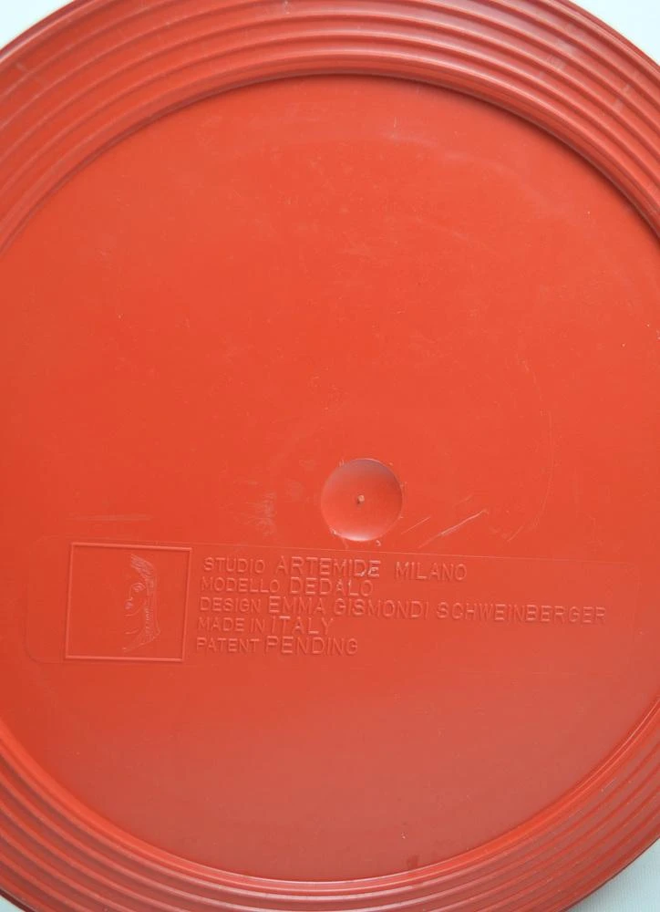 Vintage Red Dedalo Umbrella Stand By Emma Gismondi Schweinberger For Artemide, 1970s 6 Vintage Red Dedalo Umbrella Stand By Emma Gismondi Schweinberger For Artemide, 1970s - Image 4