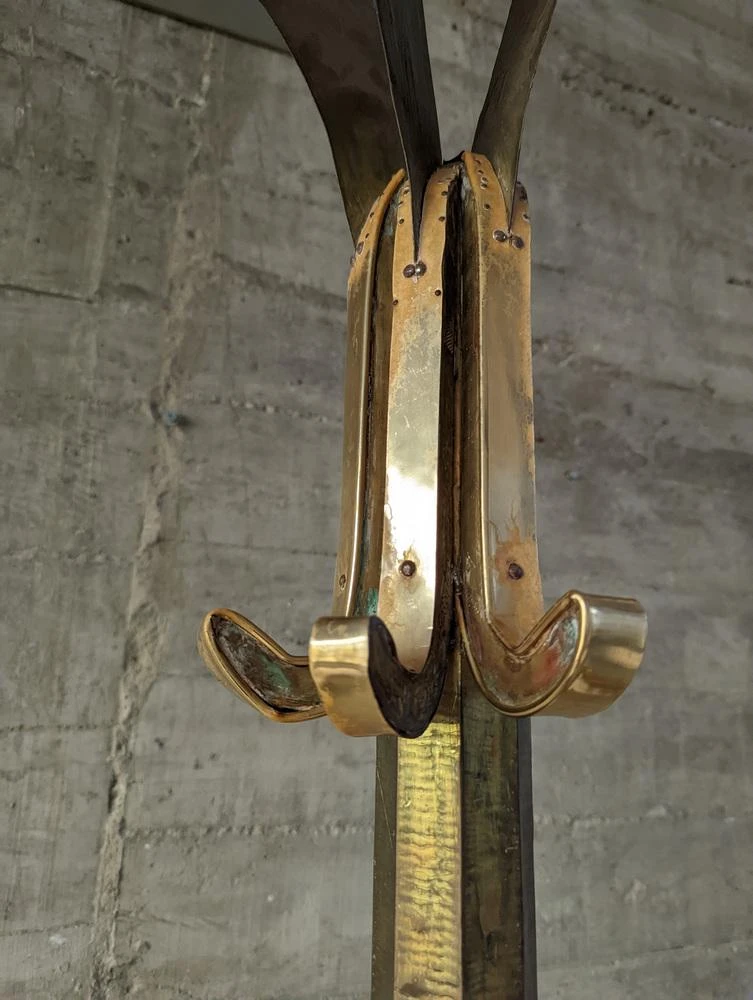 Vintage Regency Palm Tree Sculpture Coat Rack, 1970s 11 Vintage Regency Palm Tree Sculpture Coat Rack, 1970s - Image 9