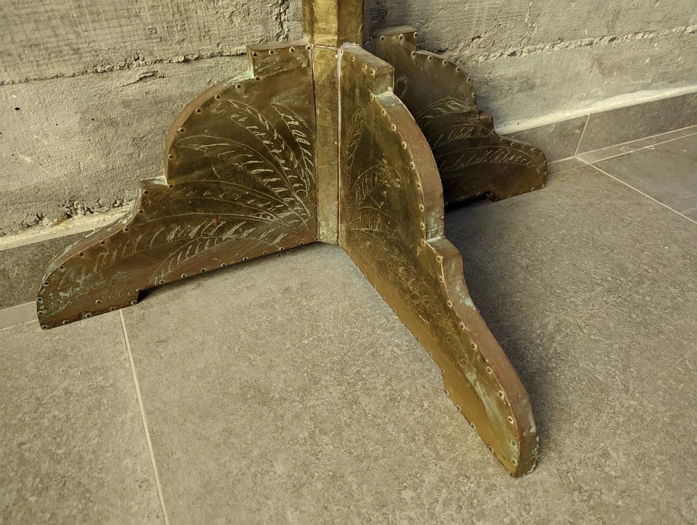 Vintage Regency Palm Tree Sculpture Coat Rack, 1970s 6 Vintage Regency Palm Tree Sculpture Coat Rack, 1970s - Image 4