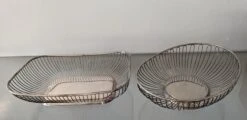 Vintage Silver Plated Bread Baskets - Set Of 2 11 Vintage Silver Plated Bread Baskets - Set Of 2 -CHAIRISH Shop vintage silver plated bread baskets set of 2 1354
