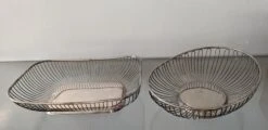 Vintage Silver Plated Bread Baskets - Set Of 2 13 Vintage Silver Plated Bread Baskets - Set Of 2 -CHAIRISH Shop vintage silver plated bread baskets set of 2 5685