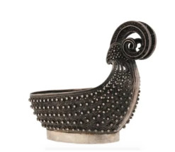 Vintage Silver Scrolling Filigree Pattern Kovsh -CHAIRISH Shop vintage silver scrolling filigree pattern kovsh 3265