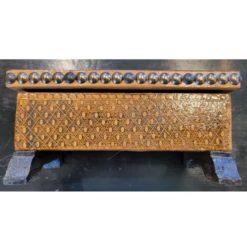 Vintage Spanish Tooled Leather Box 13 Vintage Spanish Tooled Leather Box -CHAIRISH Shop vintage spanish tooled leather box 5541