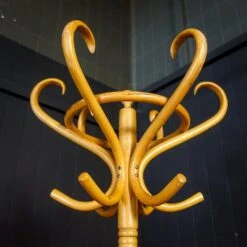 Vintage Standing Wooden Coat Rack, 1950s -CHAIRISH Shop vintage standing wooden coat rack 1950s 4511