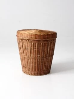 Vintage Storage Basket With Lid -CHAIRISH Shop vintage storage basket with lid 5884