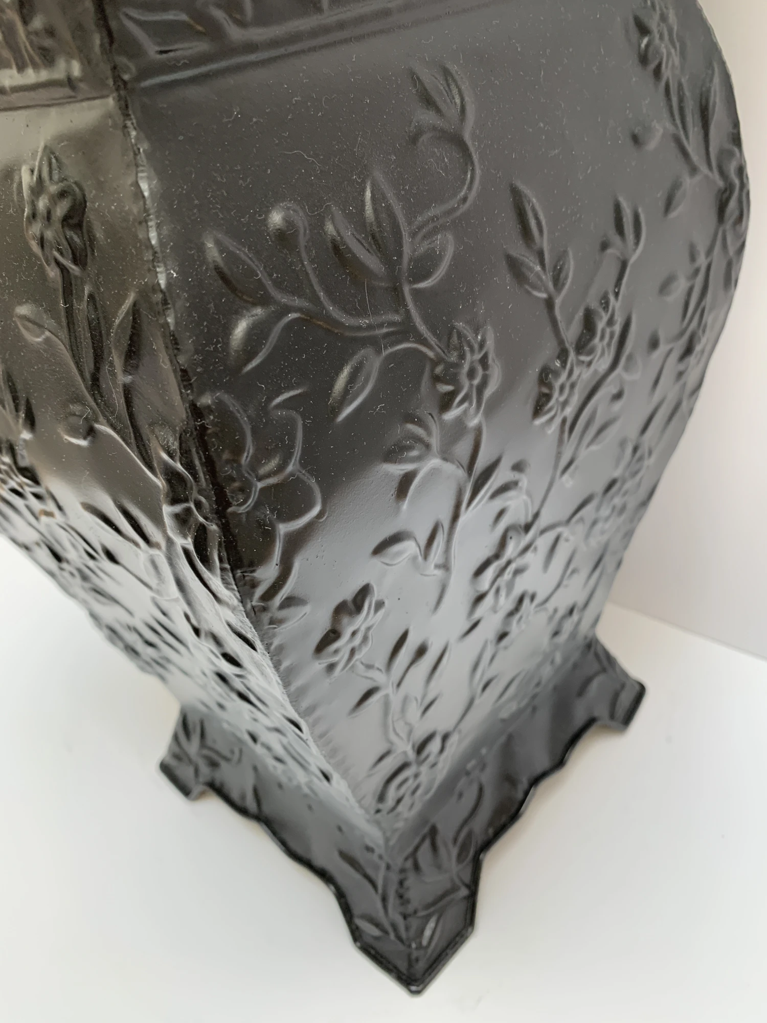 Vintage Textured Metal Umbrella Holder Or Plant Vessel 7 Vintage Textured Metal Umbrella Holder Or Plant Vessel - Image 5