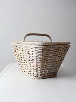 Vintage White Wicker Basket 19 Vintage White Wicker Basket -CHAIRISH Shop vintage white wicker basket 7575