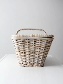 Vintage White Wicker Basket 18 Vintage White Wicker Basket -CHAIRISH Shop vintage white wicker basket 7626