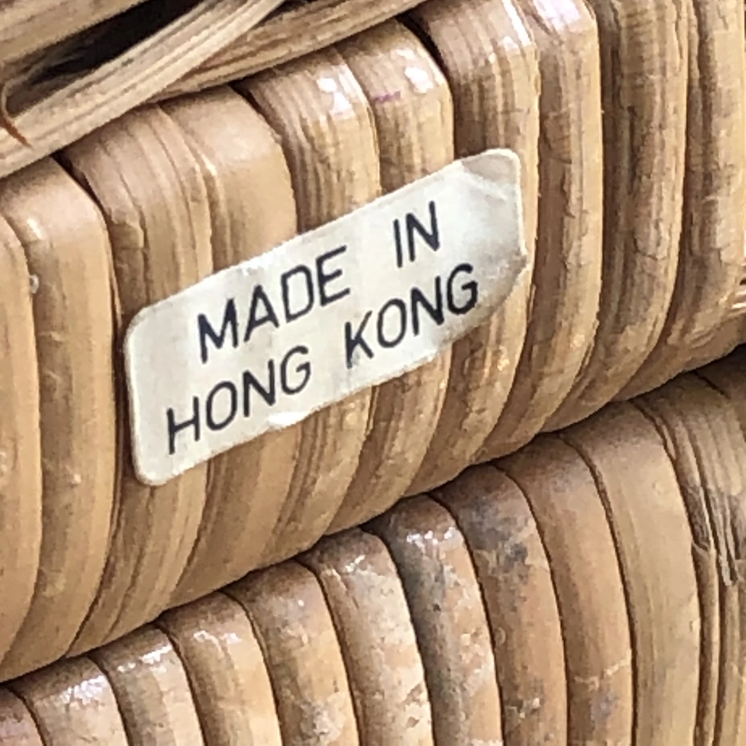 Vintage Wicker Basket Cases — Set Of 3 6 Vintage Wicker Basket Cases — Set Of 3 - Image 4