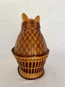 Vintage Wicker Cat Basket -CHAIRISH Shop vintage wicker cat basket 0493