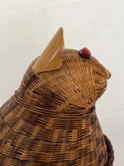 Vintage Wicker Cat Basket -CHAIRISH Shop vintage wicker cat basket 7149