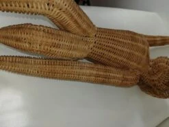 Vintage Wicker Hanging Monkey, 1960s -CHAIRISH Shop vintage wicker hanging monkey 1960s 9346