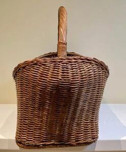 Vintage Wicker Magazine Basket With Woven Detail 16 Vintage Wicker Magazine Basket With Woven Detail -CHAIRISH Shop vintage wicker magazine basket with woven detail 5263