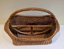 Vintage Wicker Magazine Basket With Woven Detail 12 Vintage Wicker Magazine Basket With Woven Detail -CHAIRISH Shop vintage wicker magazine basket with woven detail 9579