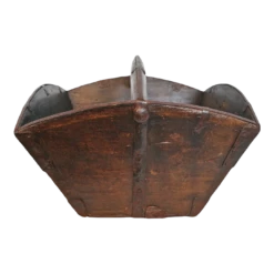Vintage Wood Rice Bucket