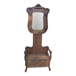 Vintage Wooden Hall Tree