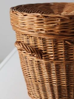 Vintage Woven Basket With Lid -CHAIRISH Shop vintage woven basket with lid 9937