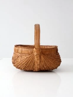 Vintage Woven Buttocks Basket -CHAIRISH Shop vintage woven buttocks basket 2339