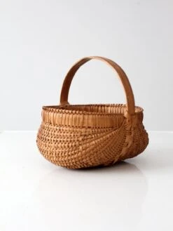 Vintage Woven Buttocks Basket -CHAIRISH Shop vintage woven buttocks basket 4586