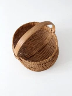 Vintage Woven Buttocks Basket -CHAIRISH Shop vintage woven buttocks basket 8243