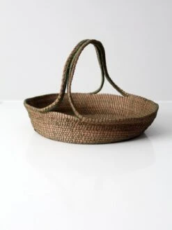 Vintage Woven Handle Basket -CHAIRISH Shop vintage woven handle basket 5779