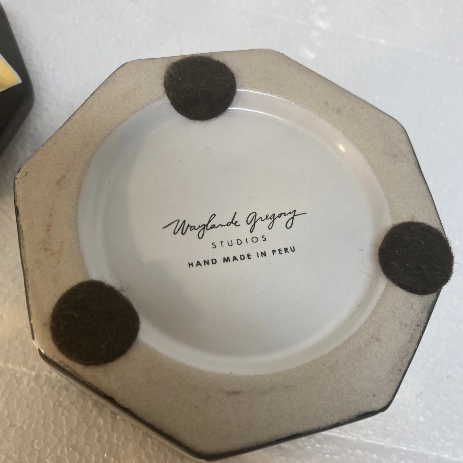 Waylande Gregory Chevron Design Lidded Box 6 Waylande Gregory Chevron Design Lidded Box - Image 4