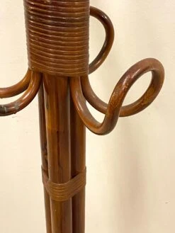Wicker And Bamboo Coat Hanger, 1980s -CHAIRISH Shop wicker and bamboo coat hanger 1980s 9210