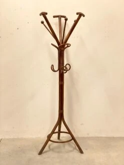 Wicker And Bamboo Coat Hanger, 1980s -CHAIRISH Shop wicker and bamboo coat hanger 1980s 9633