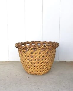 Wicker Basket Hamper Storage Piece Or Cachepot -CHAIRISH Shop wicker basket hamper storage piece or cachepot 5899