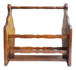 Wood Newspaper Stand, 1950s