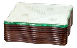 Wooden Box With Mirror Top From Fontana Arte, 1930s