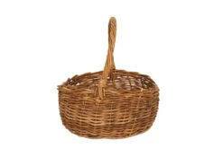 Woven Wicker Shopping Basket -CHAIRISH Shop woven wicker shopping basket 0193